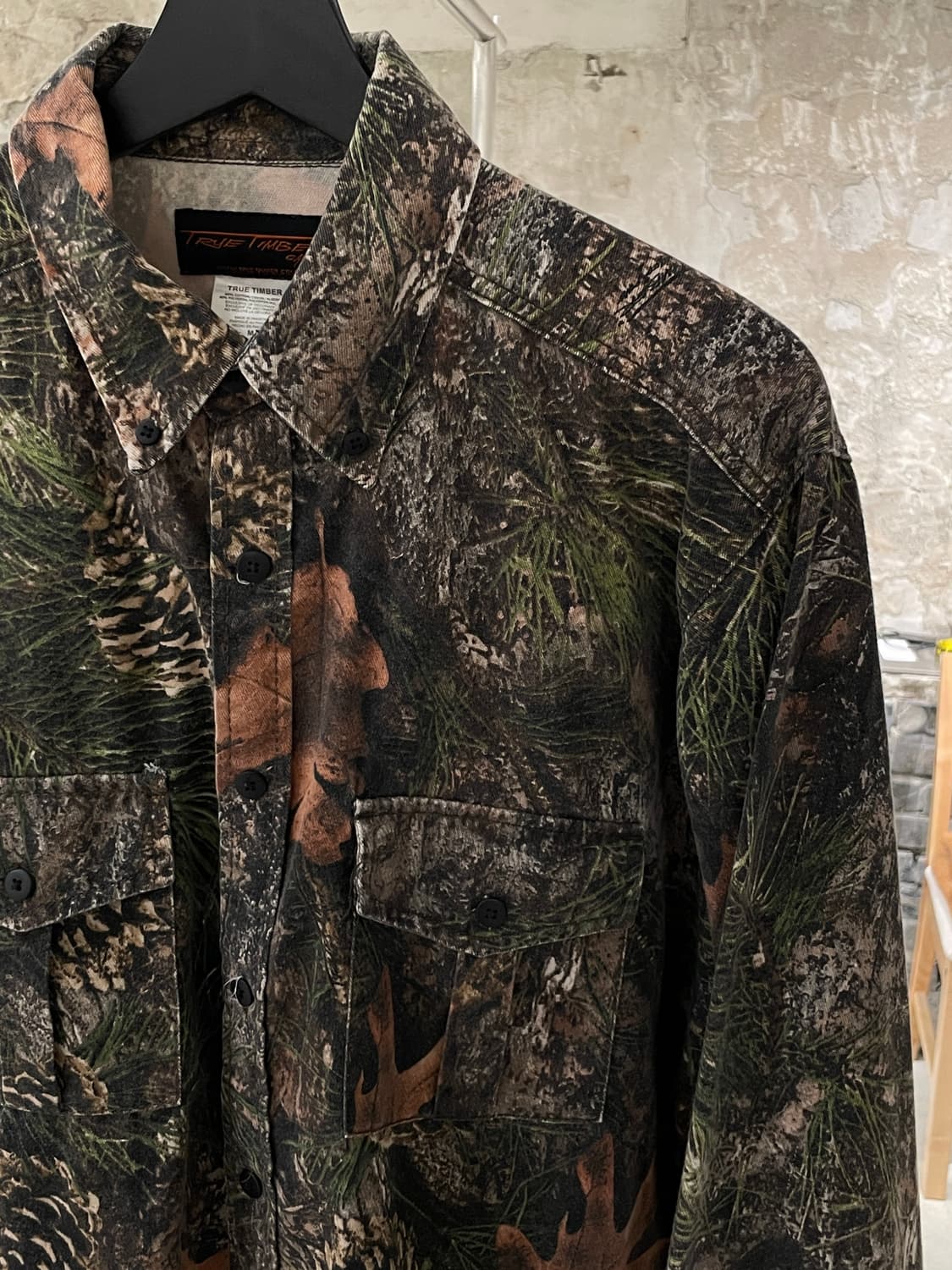 트루 팀버 카모 트윈 포켓 리얼 트리 셔츠 상품이미지3