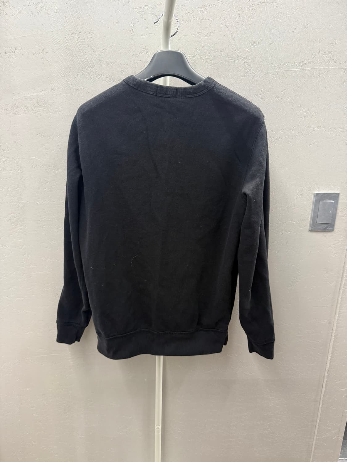 폴로 랄프로렌 톤온톤 로고 기모 맨투맨 블랙 상품이미지9