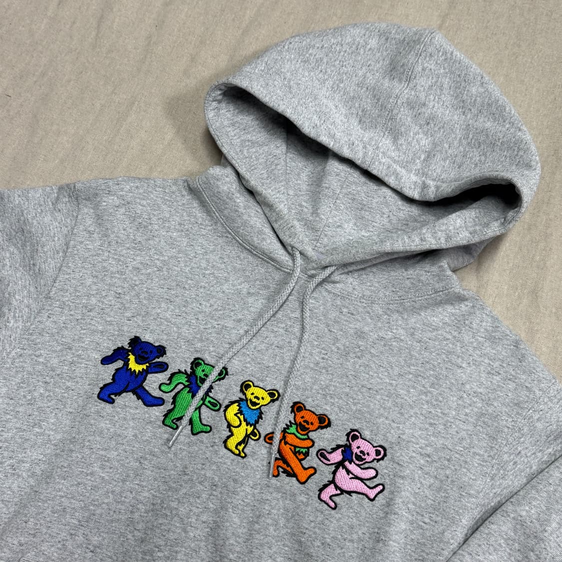 디스이즈네버댓 x 그레이트풀 데드 댄싱베어 후드 S 상품이미지2