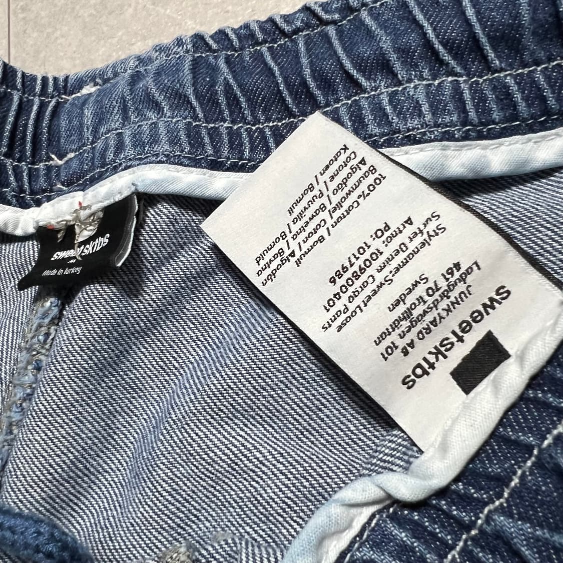 [M] Sweet Sktbs 카고 데님 팬츠 상품이미지3