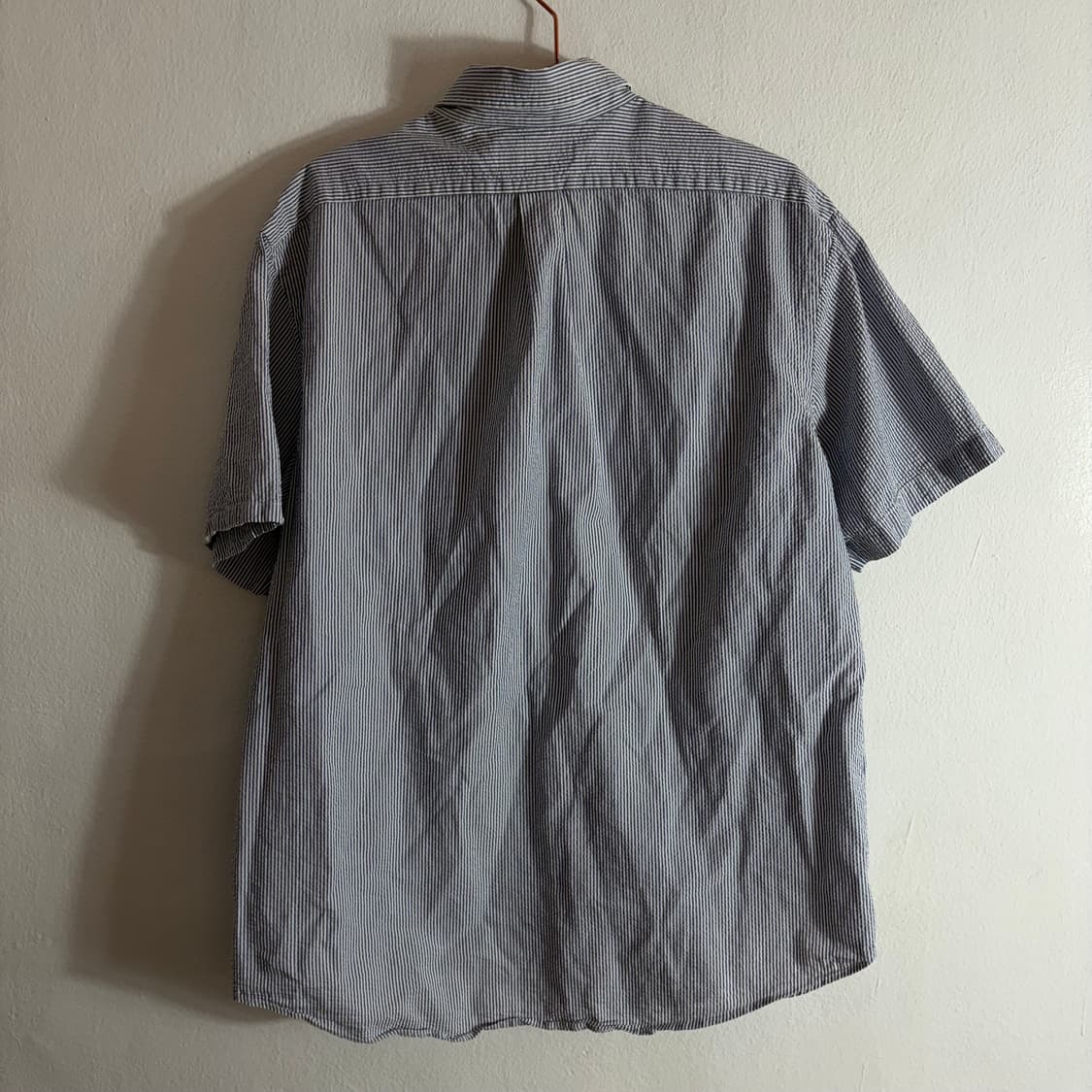 폴로 스트라이프 시어서커 반팔 셔츠(XL) 상품이미지2