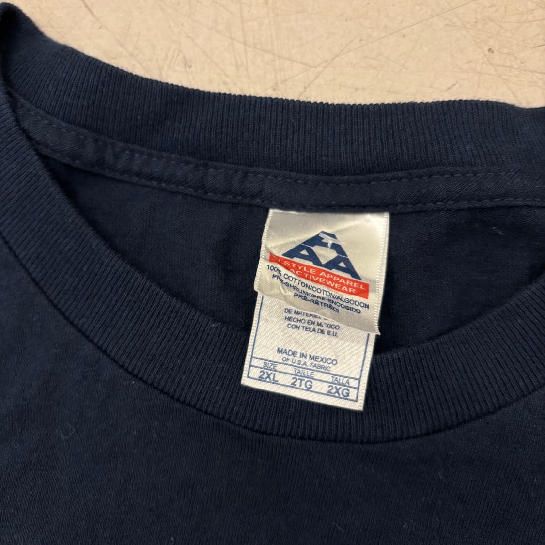 트리플에이 빅탑 Chautauqua 긴팔 티셔츠 네이비  상품이미지3