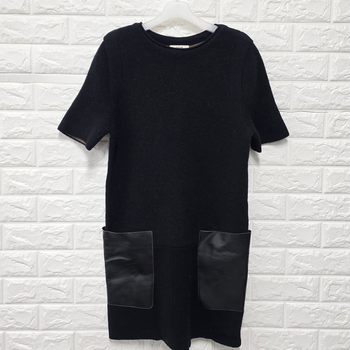 택포// 한섬 시스템 검정색 원피스 (Free) 상품이미지1