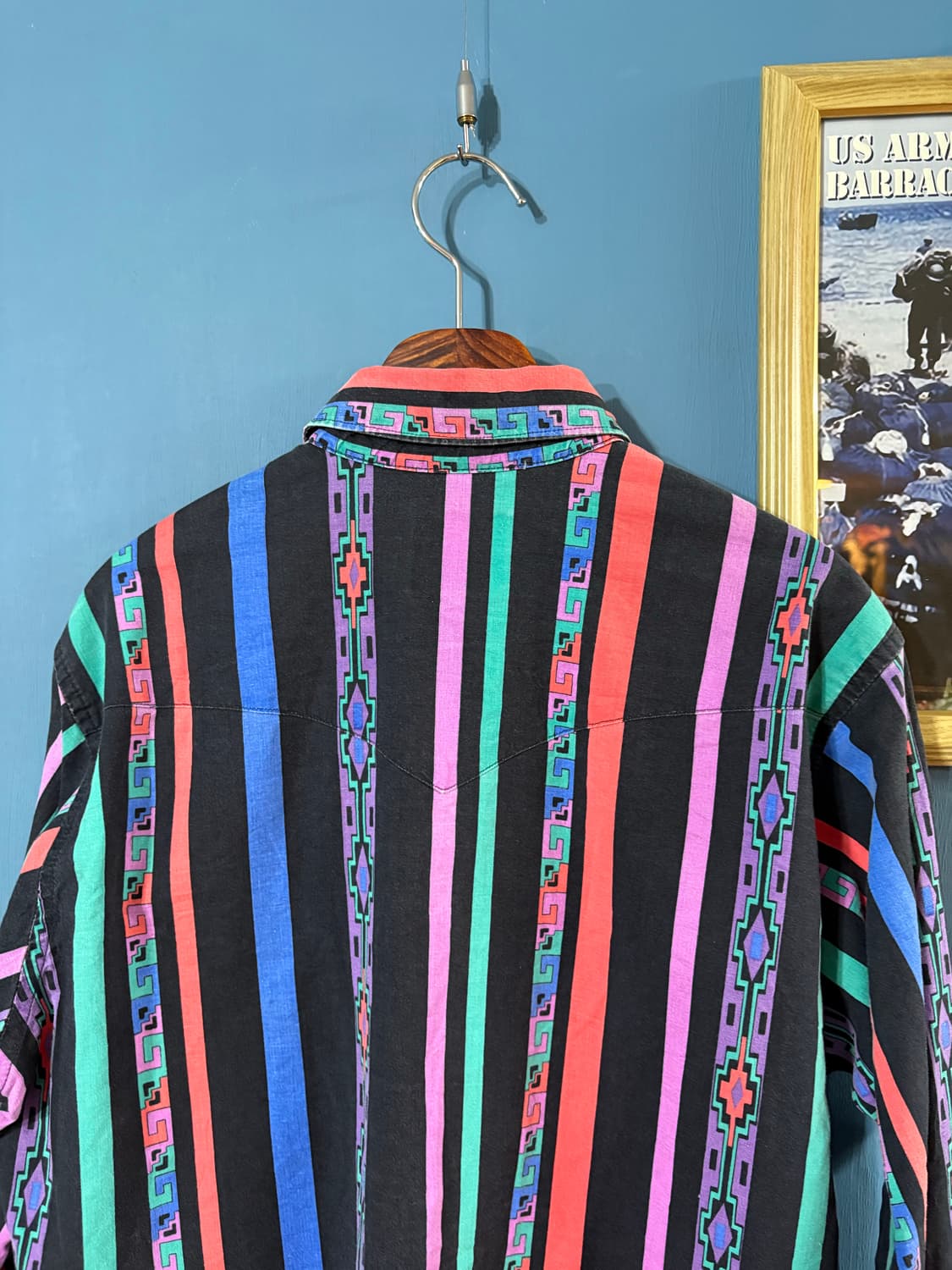 90‘s Wrangler  Brushpopper western Shirt 상품이미지9