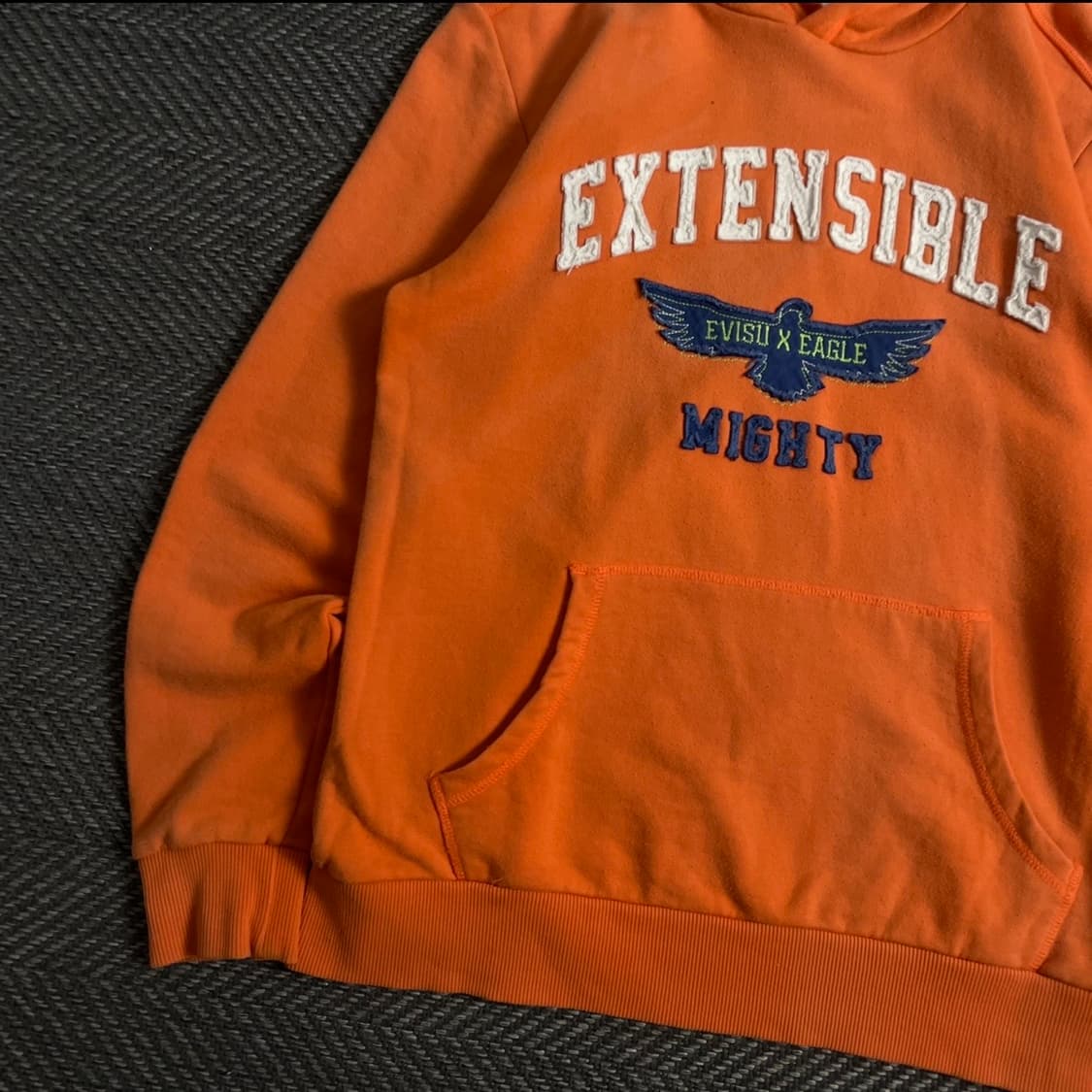 에비수 y2k 빅로고 올드스쿨 후드 티셔츠o 4204 상품이미지3