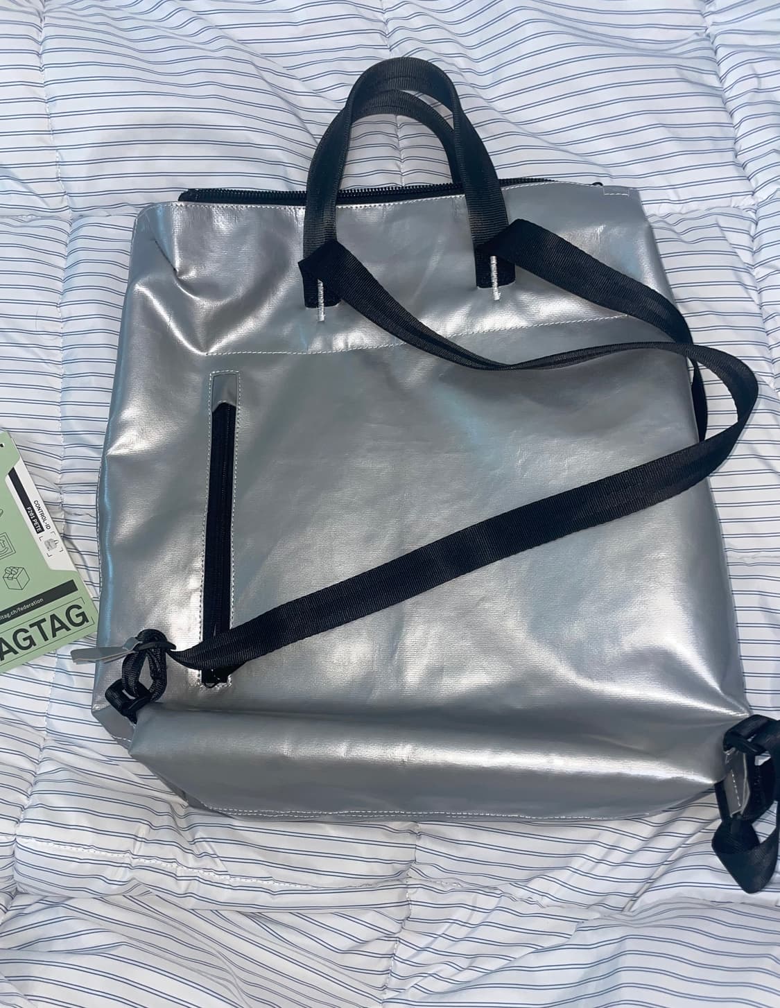 프라이탁 페테(PETE) 올실버 백팩 상품이미지3