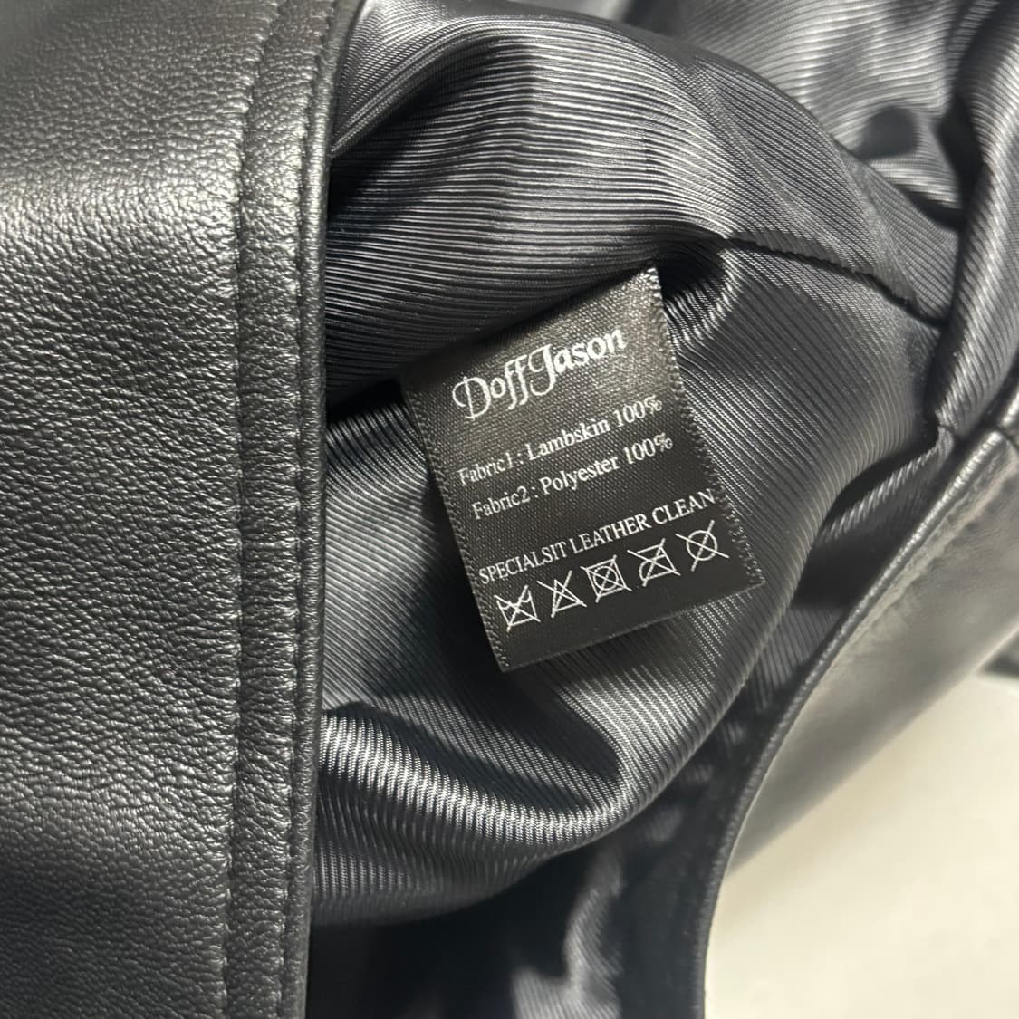 L 도프제이슨 램스킨 라이더 자켓 상품이미지6