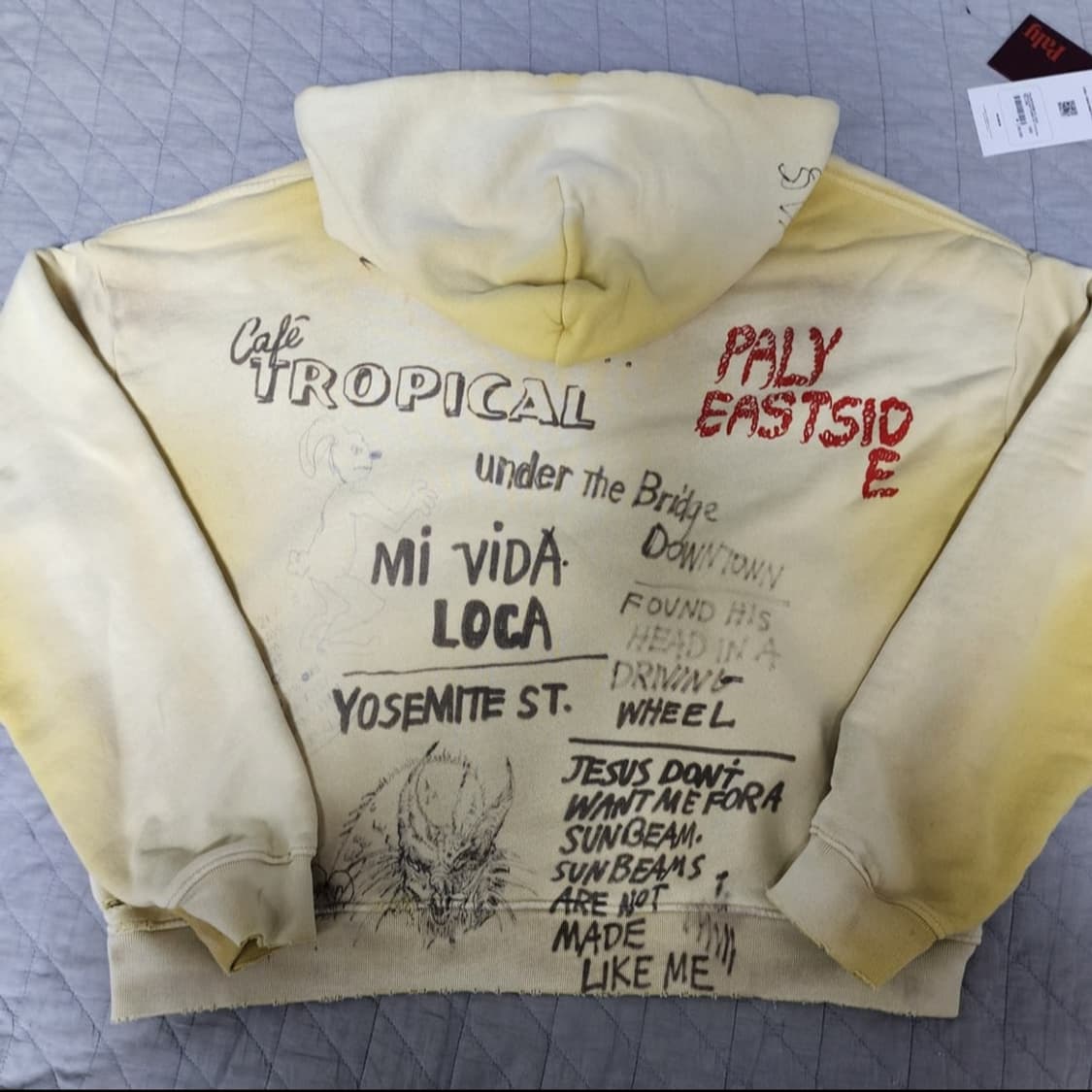 [XS/S] 팔리할리우드 EPDS 후드 옐로우 상품이미지3