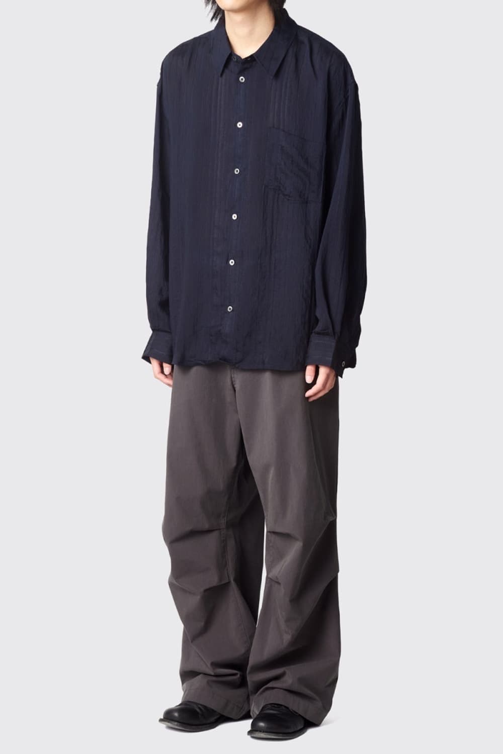 (3) 해칭룸 클래식 네이비 셔츠 상품이미지5