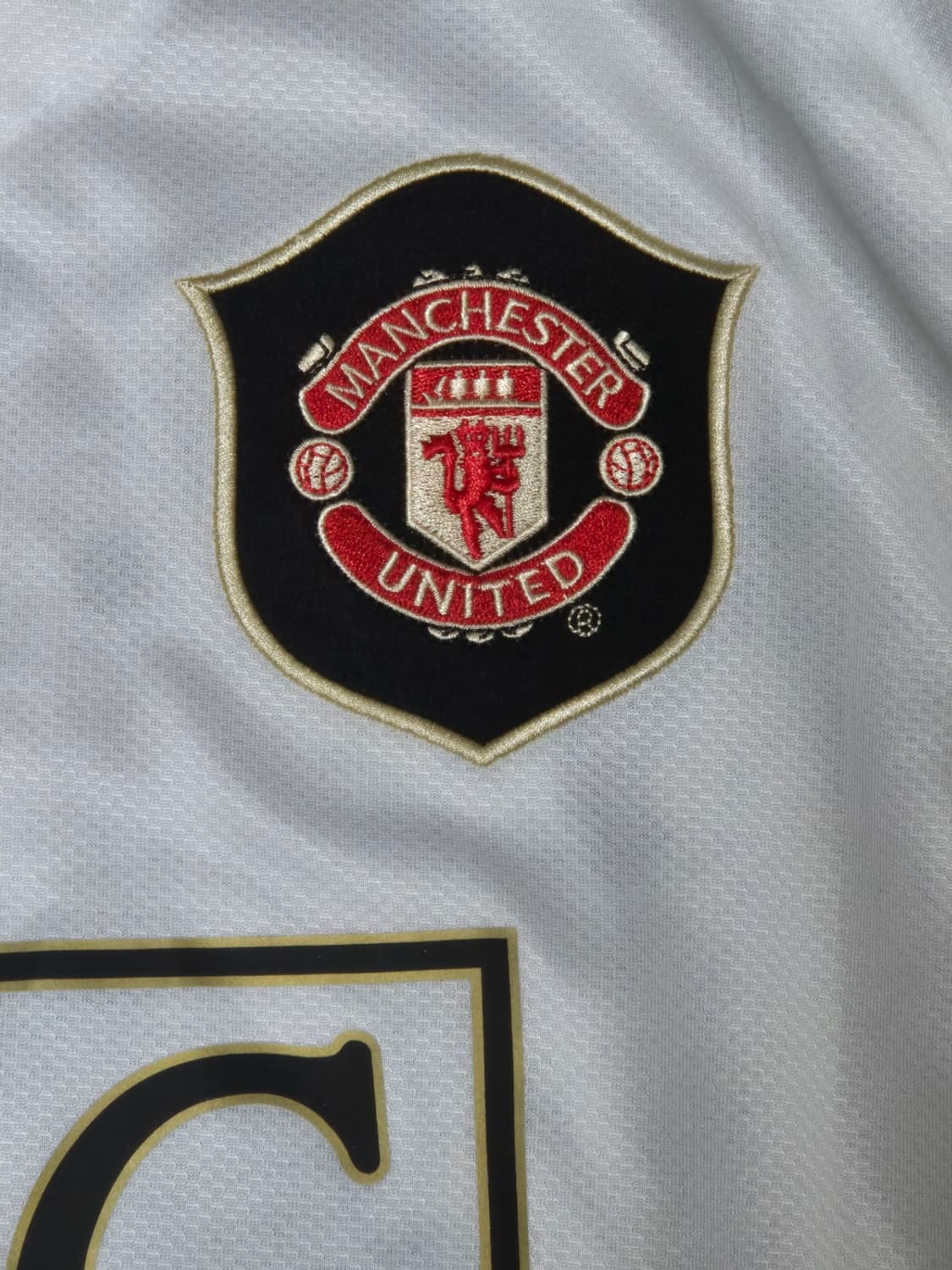 레트로)06-07 맨유 어웨이킷 박지성 긴팔유니폼 L 레플리카 상품이미지4