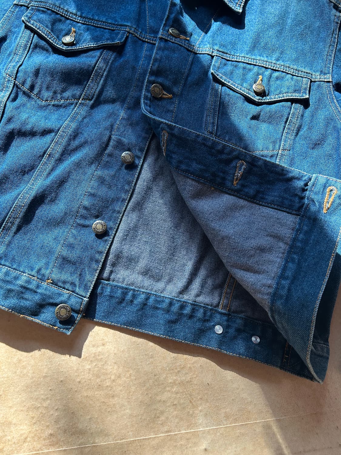 90s 올드 유니클로 데님 자켓 상품이미지6