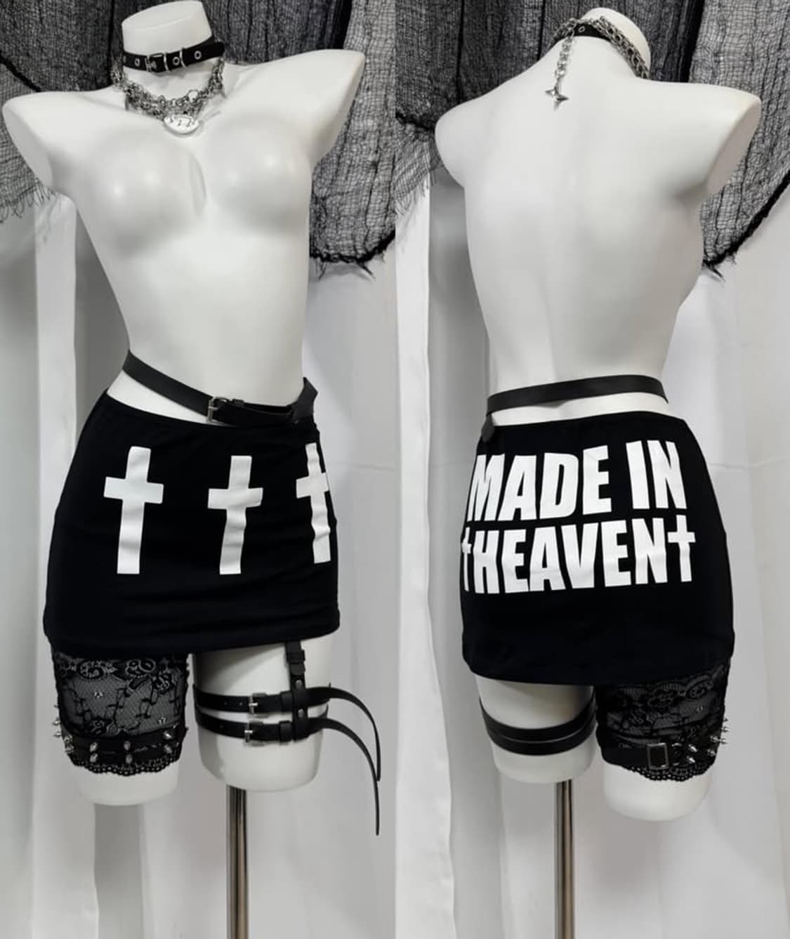 Made in Heaven printing skirt 상품이미지1