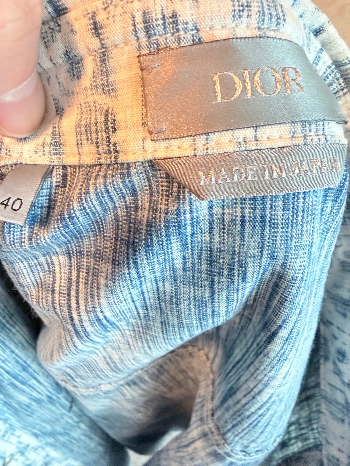 디올옴므 카스리 셔츠 상품이미지5