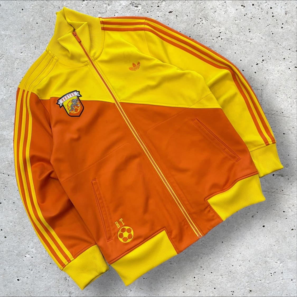 [100] 07s 아디다스 부탄 드래곤 자켓 옐로우/오렌지 C804 상품이미지2