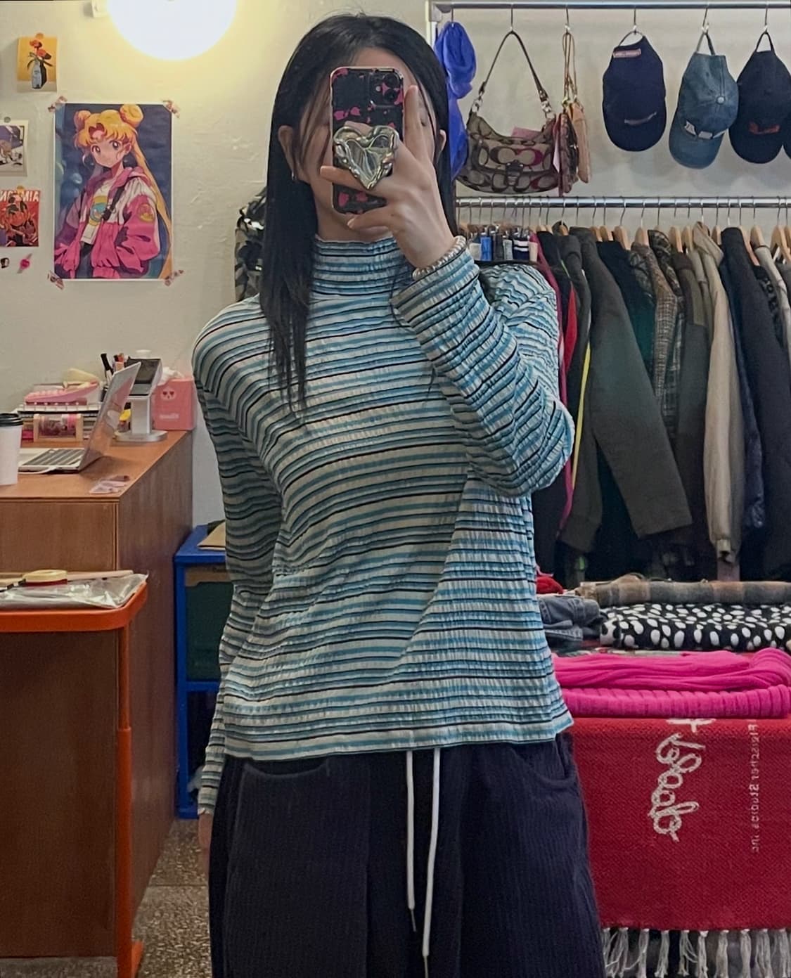 레이어드 실크 티셔츠[무배] 상품이미지2