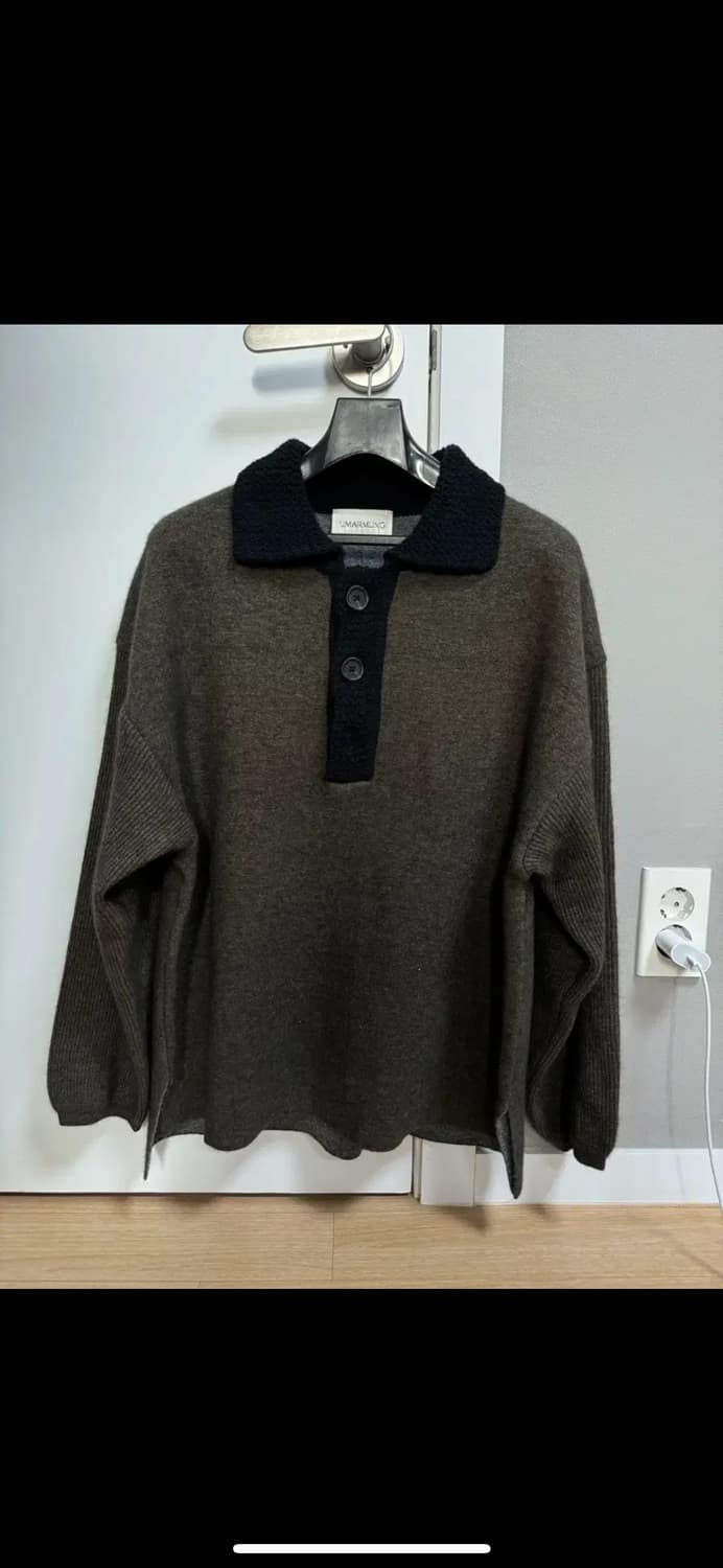 우마뭉 블루 폭스 믹스 칼라 니트 taiga 브라운 m 상품이미지5