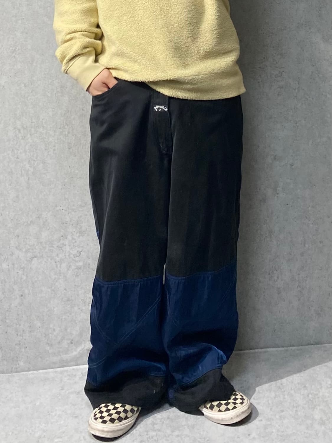 [31] 90s Swinging 7 스윙잉세븐 나일론 배색 와이드 팬츠 상품이미지9