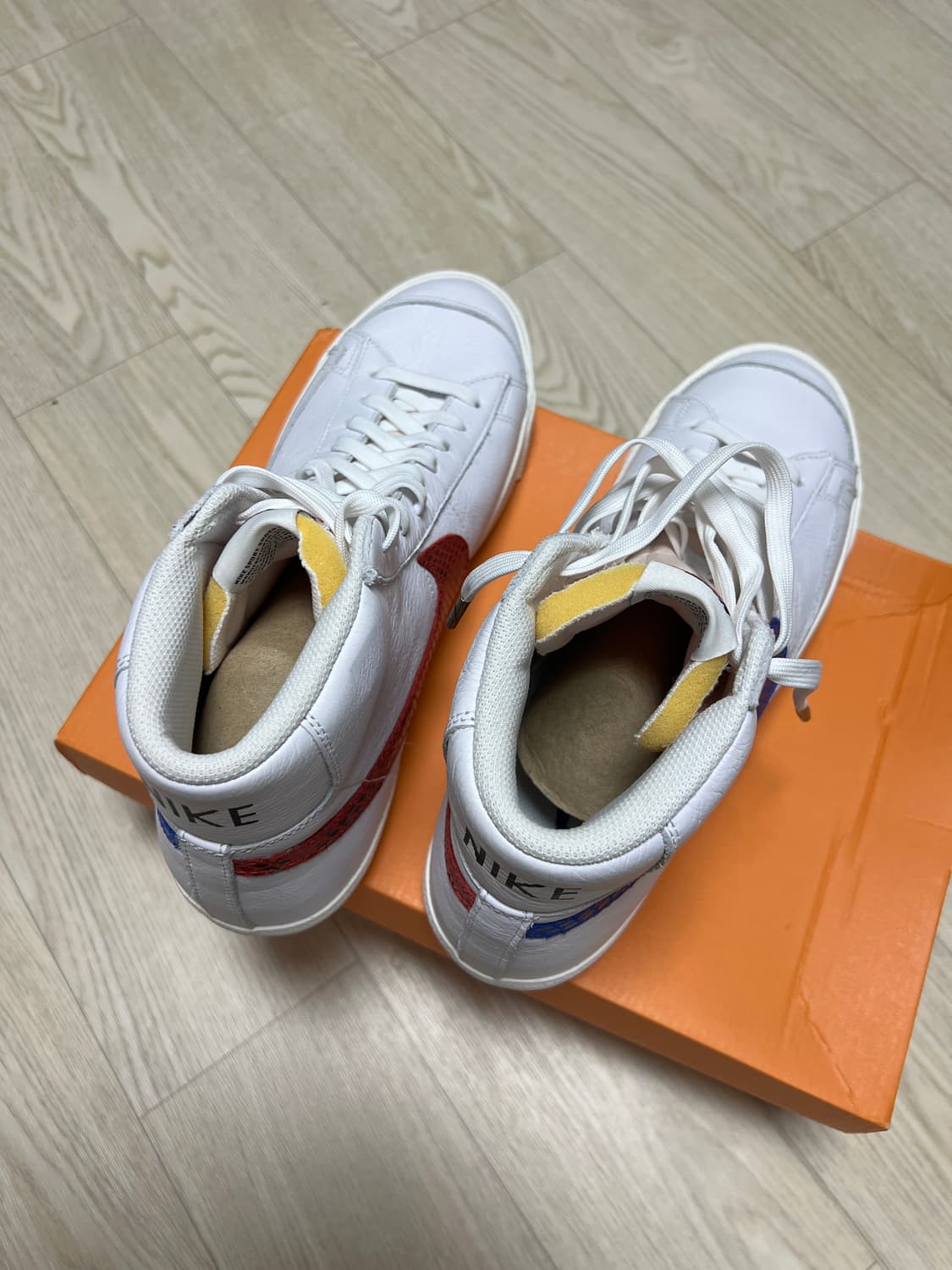 나이키 빈티지 블레이저 미드 '77 레드 & 블루 285 상품이미지8