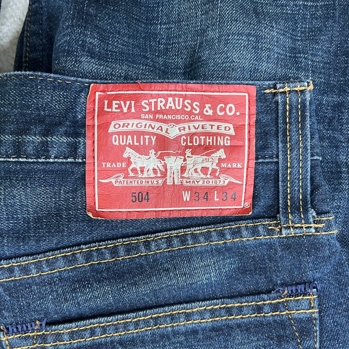 34 리바이스 504 데님 청바지 0317M 상품이미지4