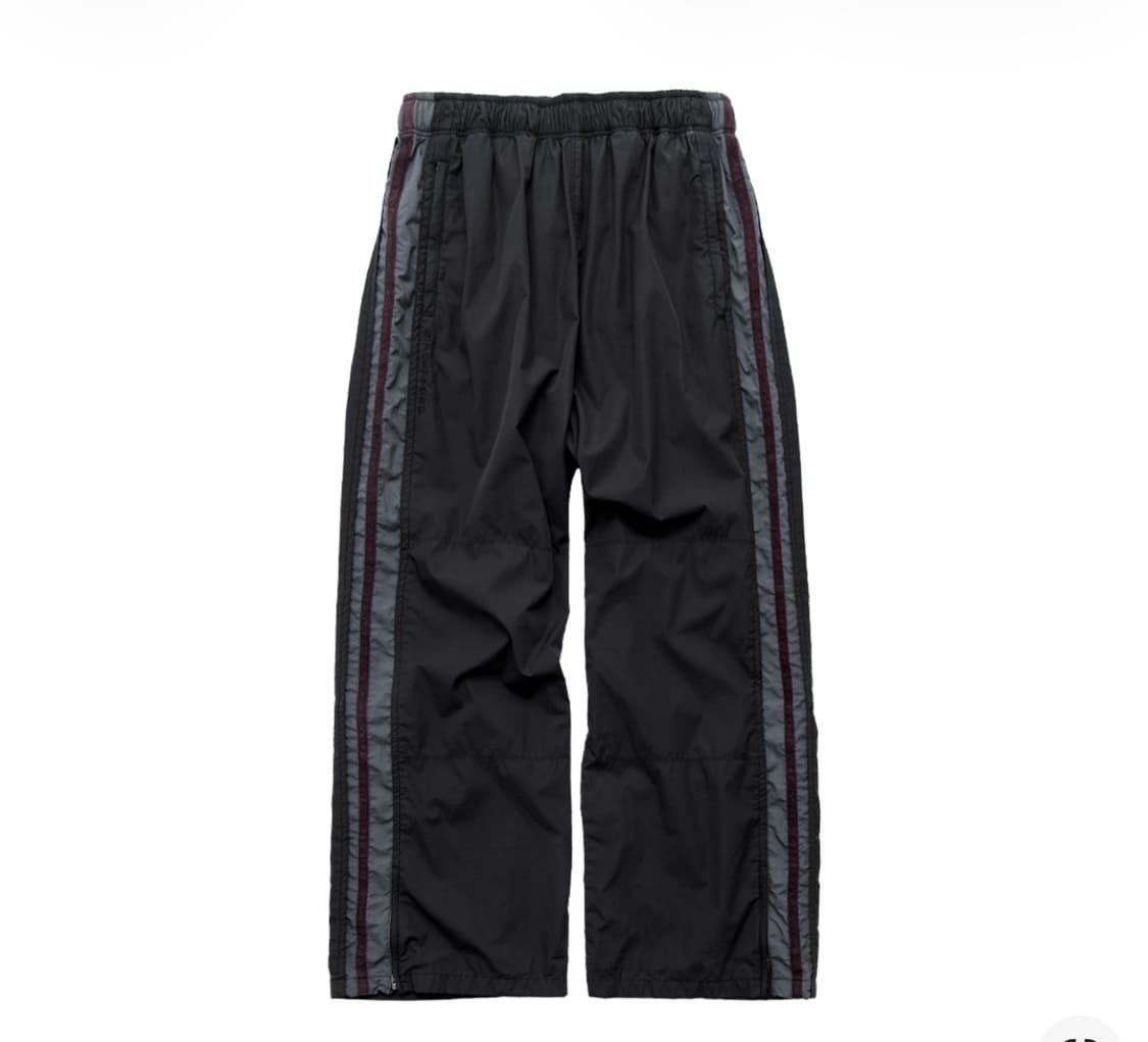 [2] 폴리테루 올드 스쿨 트랙 팬츠 차콜 그린 상품이미지1