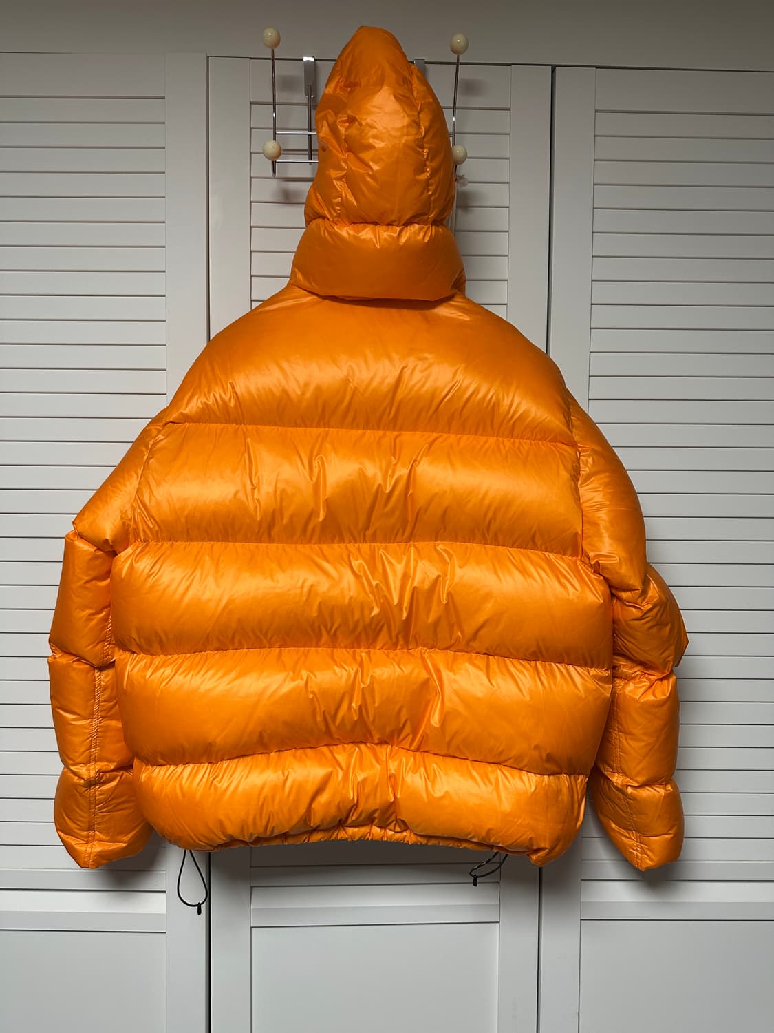 스투시 마이크로 립스탑 다운 오렌지 컬러 파카 상품이미지2