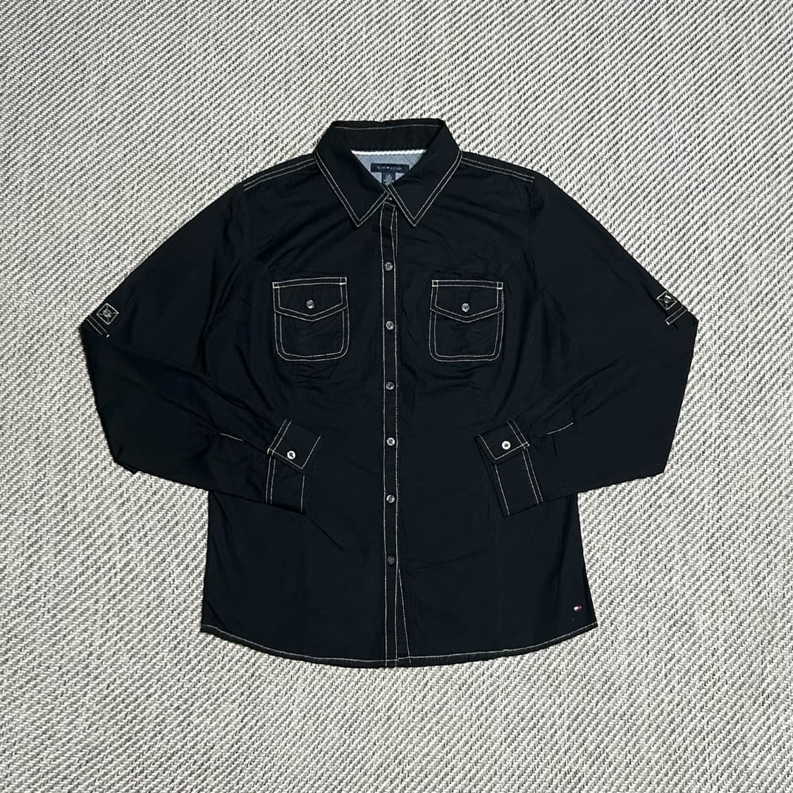 [L] Tommy 타미힐피거 우먼즈 스티치 셔츠 상품이미지1