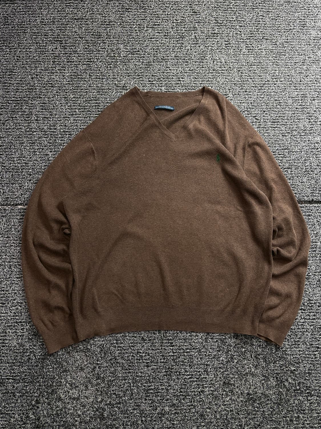 폴로 랄프로렌 피마코튼 브이넥 니트 2452 상품이미지2