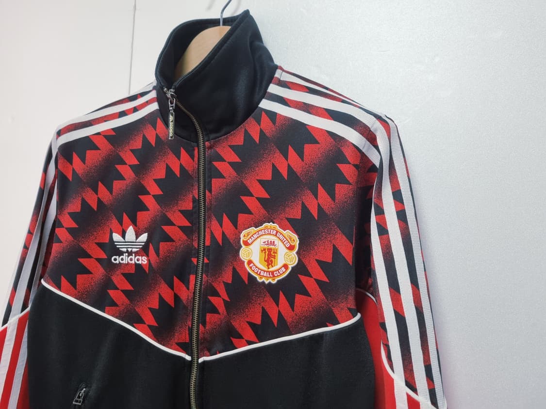 남성 아디다스 OG 불꽃 맨유 맨체스터 유나이티드 트랙탑 져지 축구복 상품이미지6