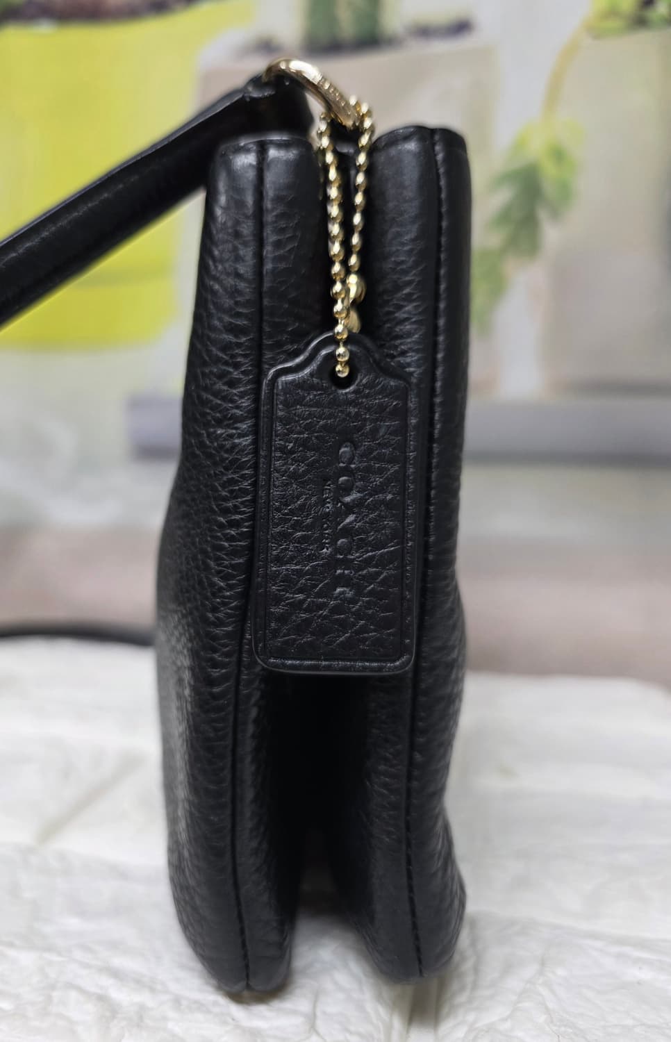 코치 페블 레더 여성크로스백 가죽 더블포켓 여성가방 GD98 상품이미지4