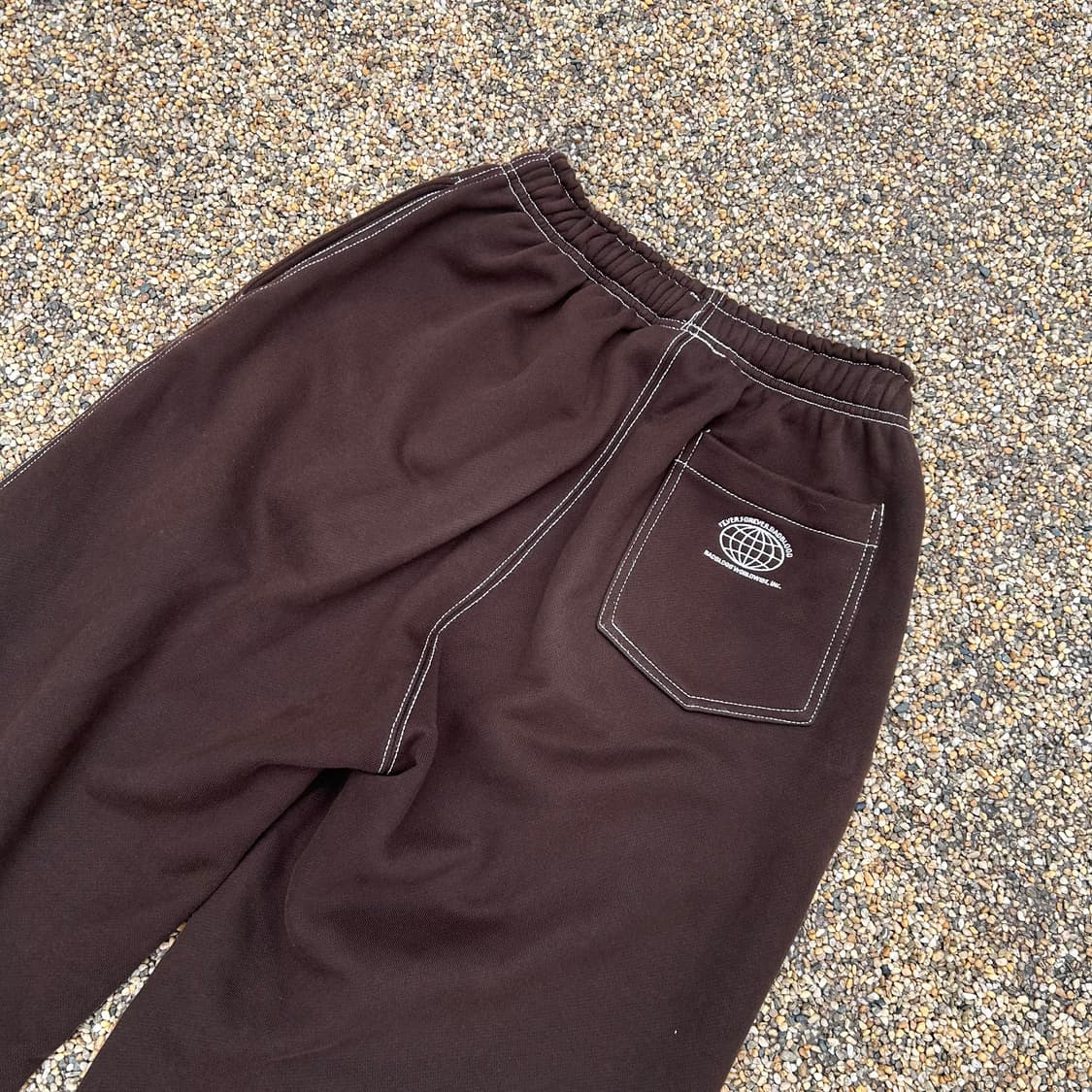 Badblood heavyweight white jogger pants 상품이미지7