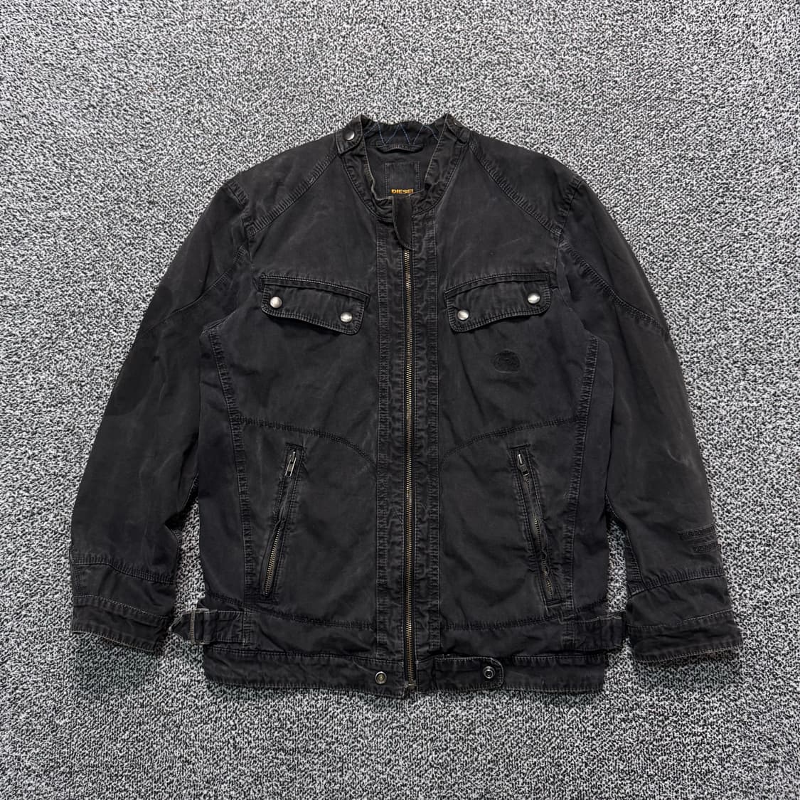 Name : 디젤 스몰 자수로고 빈티지워싱 멀티포켓 자켓 :)  상품이미지1