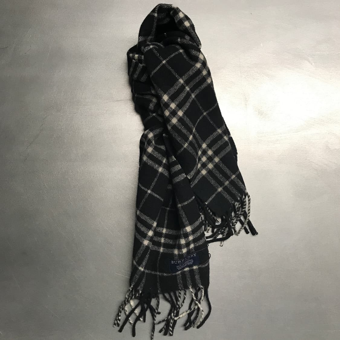 버버리 정품 램스울 머플러 블랙 상품이미지1
