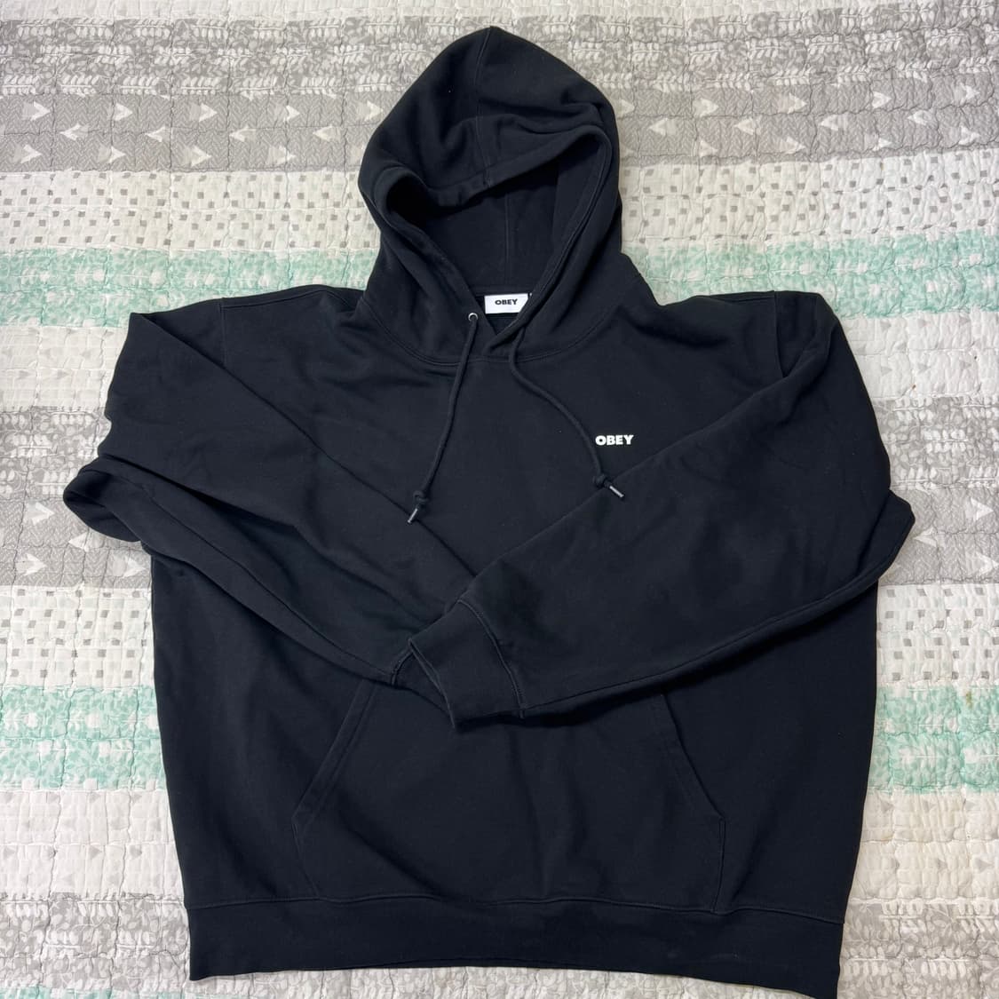 오베이 박스핏 후드티 XL 상품이미지1