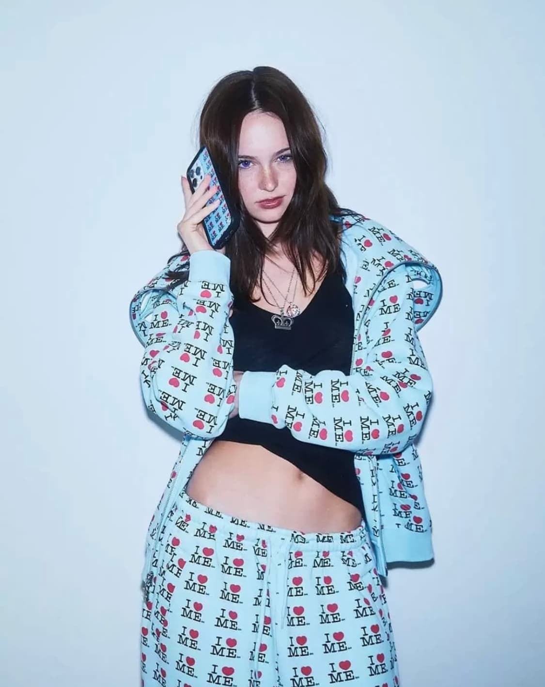 애슐리 윌리엄스 후드집업 블루 상품이미지1