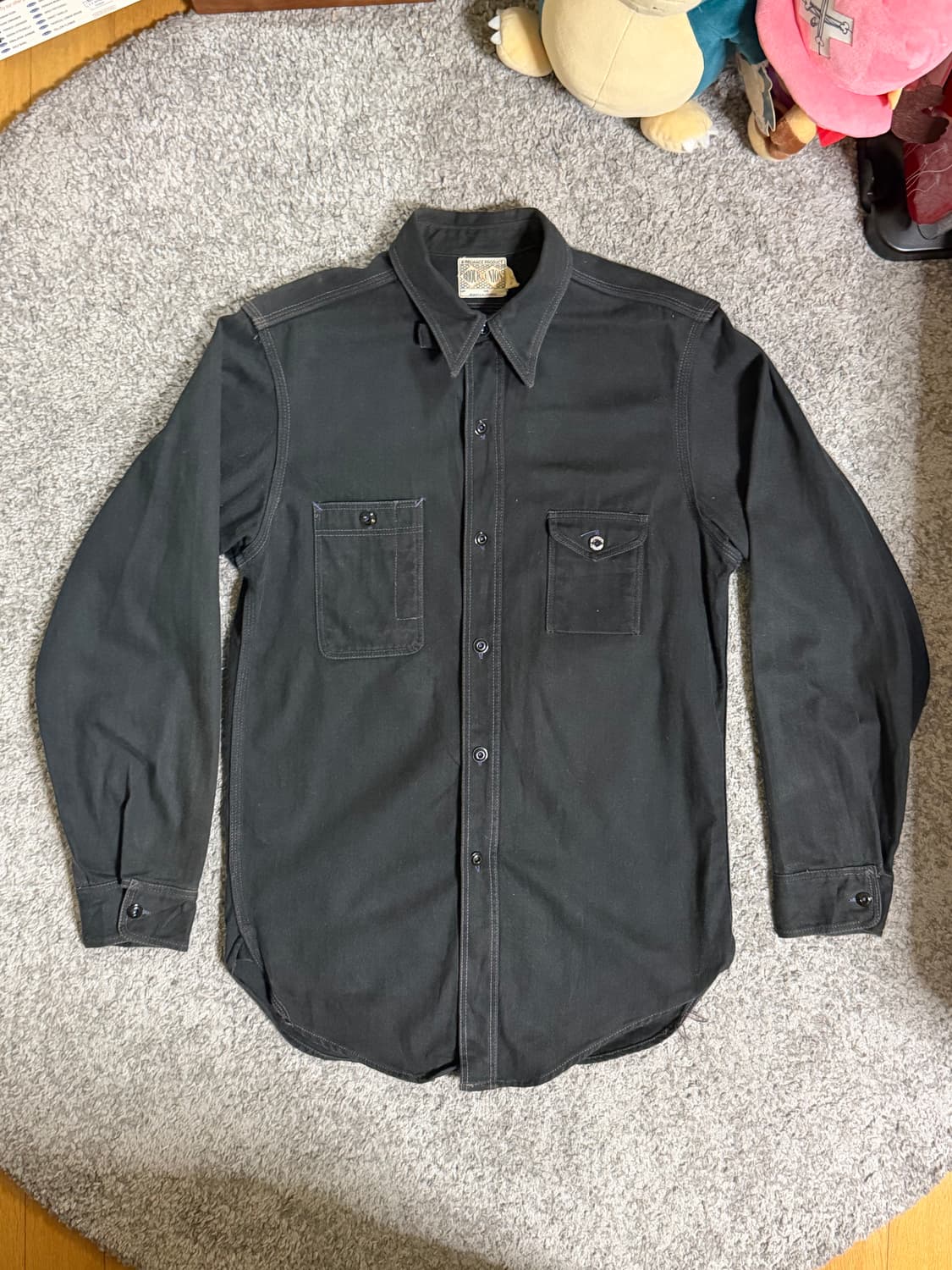 조 맥코이 8HU 시가렛 포켓 워크 셔츠 상품이미지1