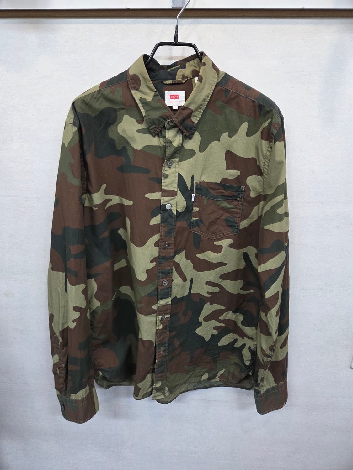 리바이스 카모플라주 셔츠 긴팔 m 상품이미지1