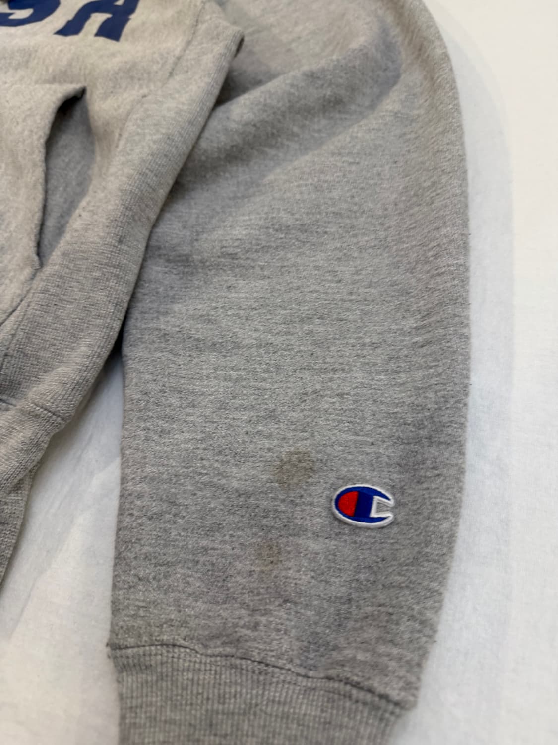00s 챔피온 리버스위브 USA 후드티 그레이 상품이미지4