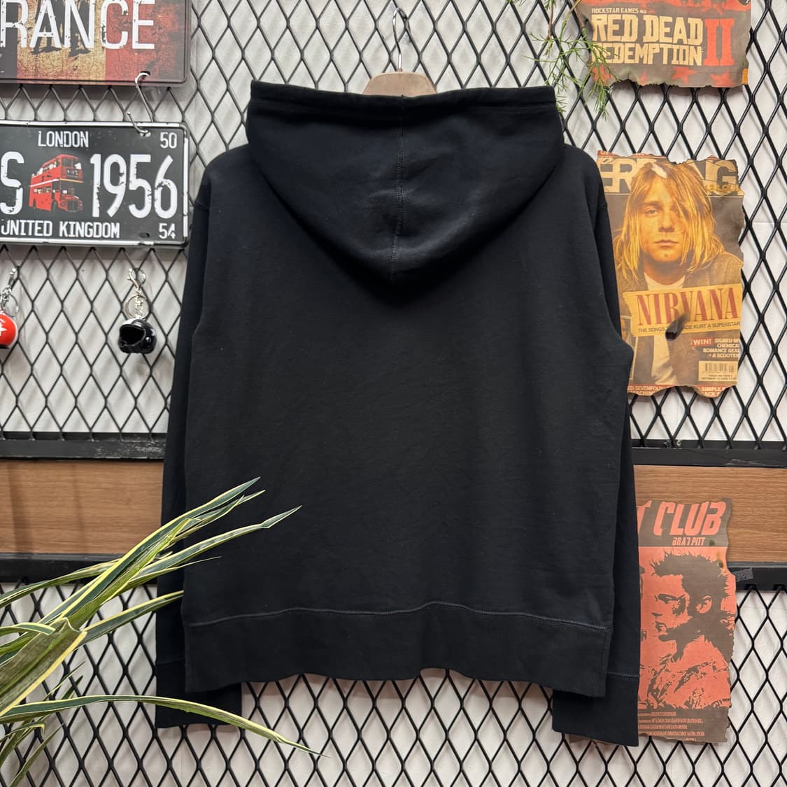 폴로 랄프로렌 후드 집업 자켓 화이트 포니 포인트 블랙 상품이미지2