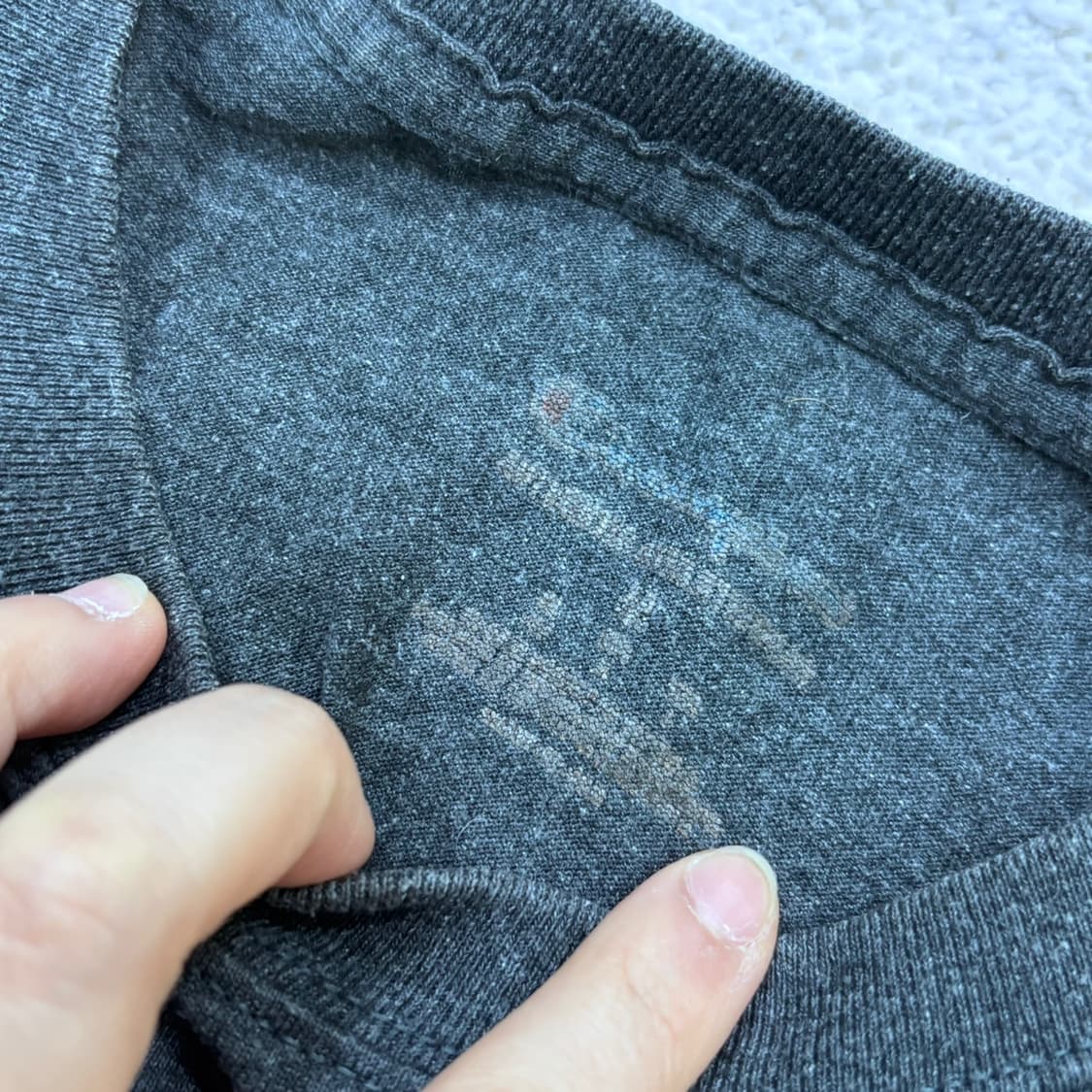 M 챔피온 차콜 반팔 티셔츠 0313E 상품이미지3