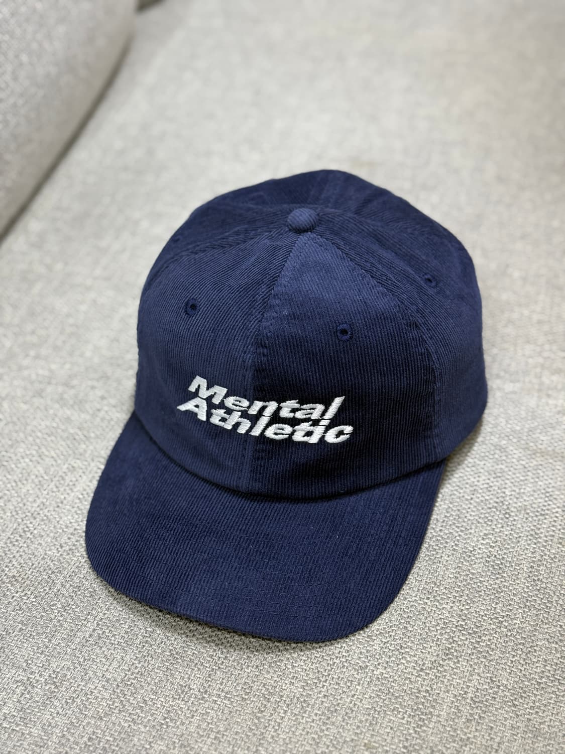 Mental athletic 코듀로이캡 남/흰 상품이미지10