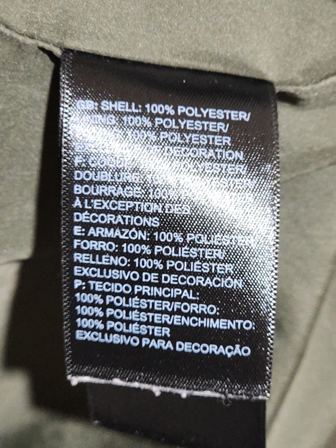 (XL) 노스페이스 패딩조끼 카키 집업 베스트 캐주얼  상품이미지5