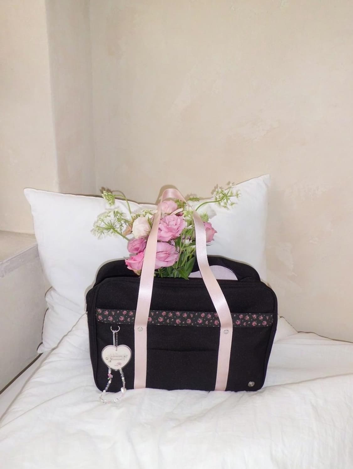 편택포) ovuni 오부니 블랙 스쿨백/가방 미개봉 새상품 상품이미지3