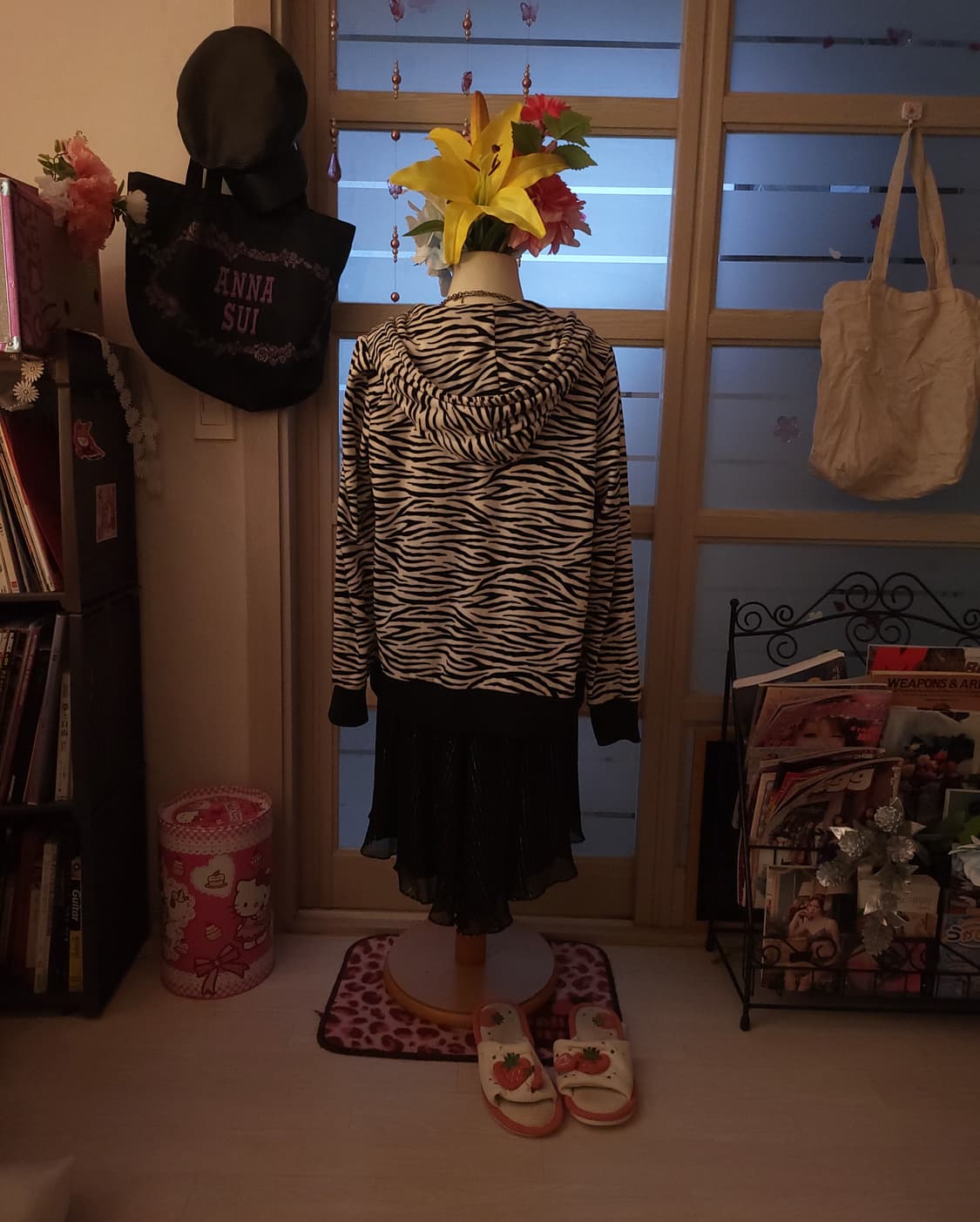 지브라 후드 집업 상품이미지3