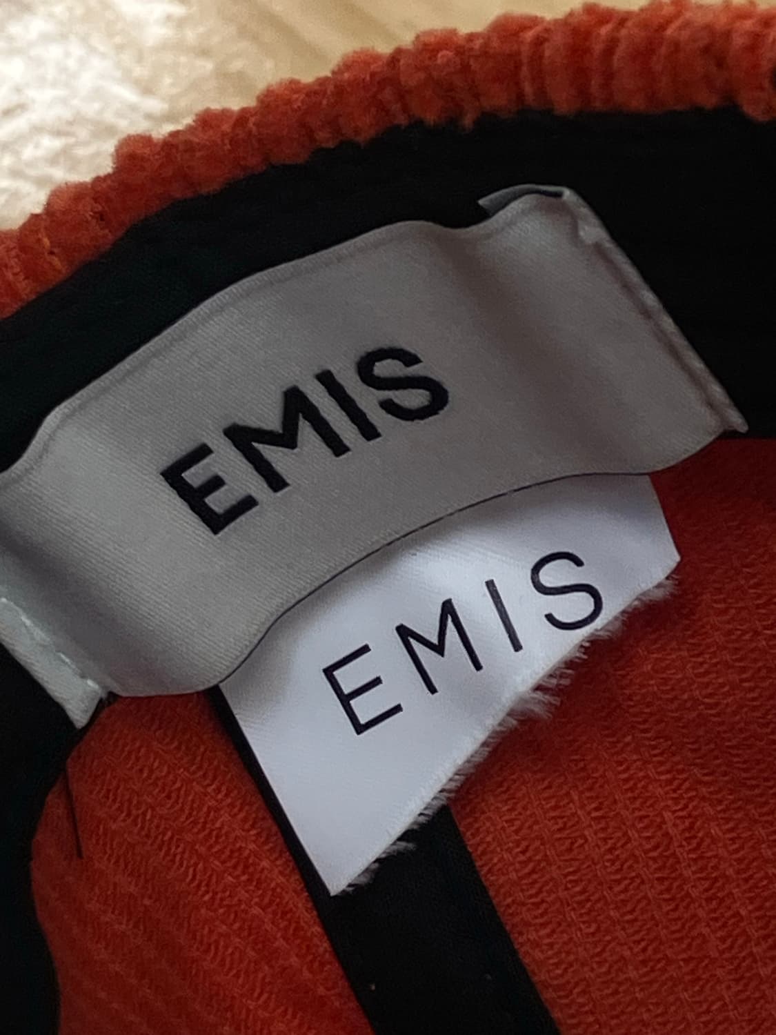 이미스 코듀로이 볼캡 오렌지 #csz2941 상품이미지3