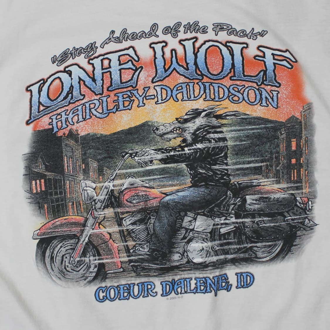 Harley Davidson 바이크 프린팅 반팔 상품이미지7