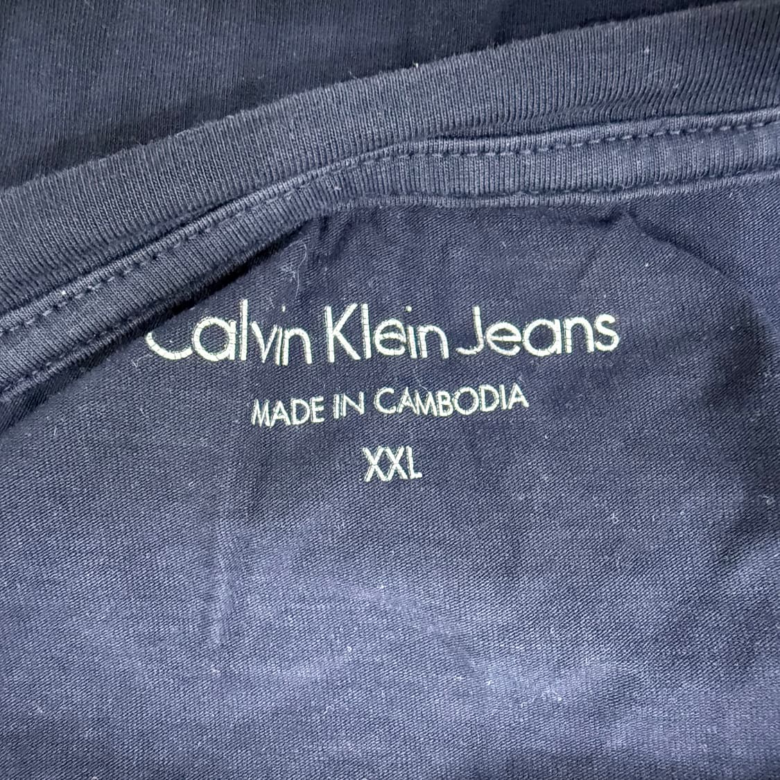 XXL 켈빈클라인 진 반팔 티셔츠 0209T 상품이미지3