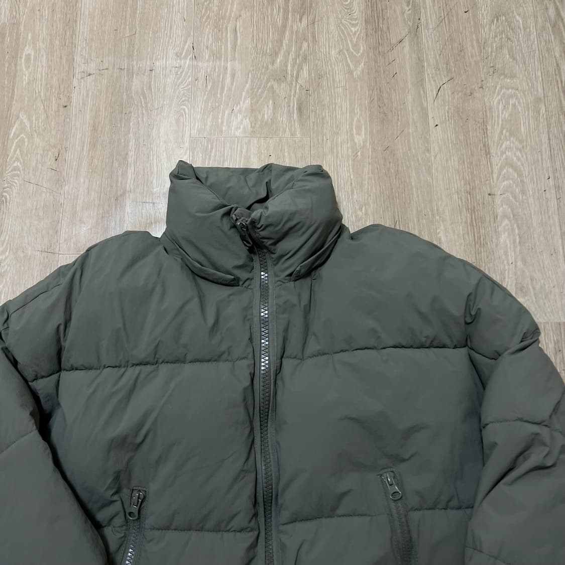 자라 오버사이즈 베이직 다운 숏패딩 S/90  상품이미지2