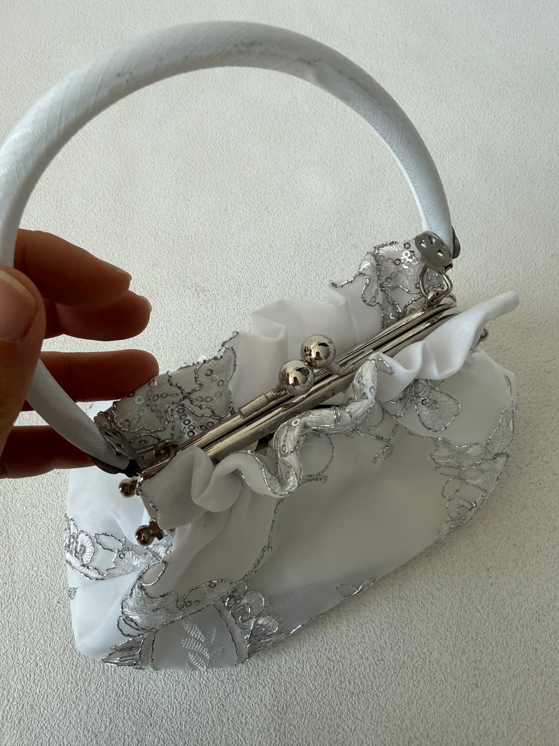 Pre owned 자수 프레임백 상품이미지3