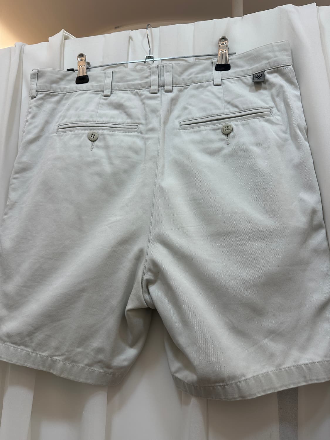 나이키 아이보리 핀턱 면 반바지 상품이미지3