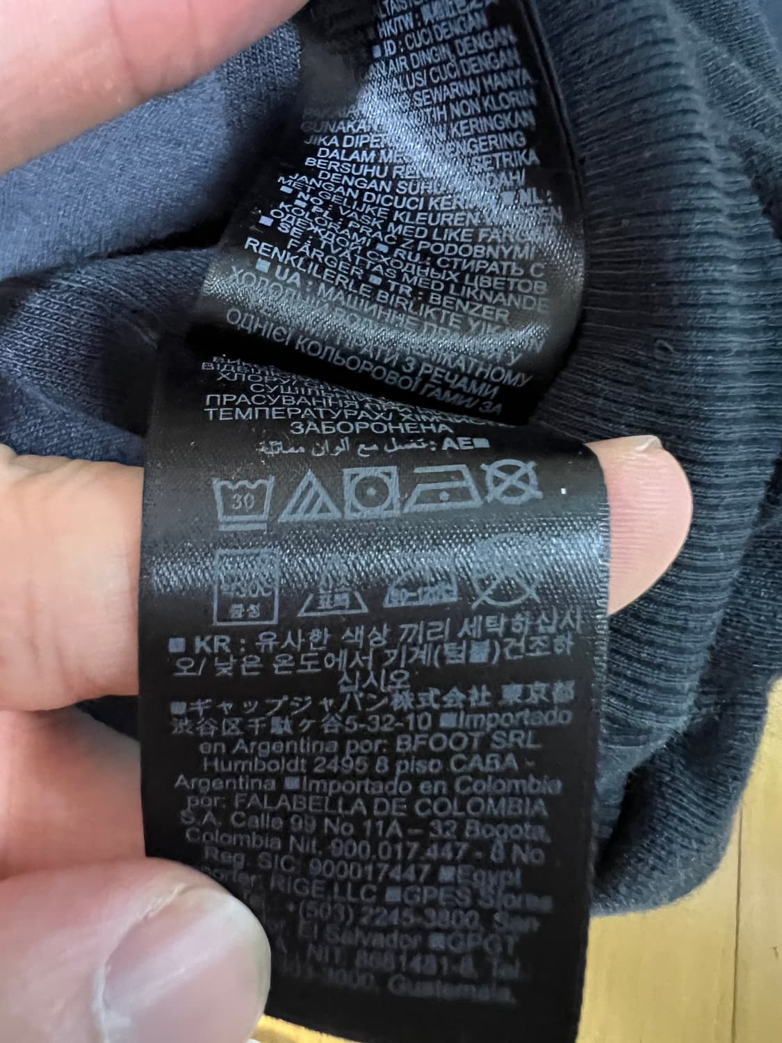 이지갭 도브 워시드 블랙 후드 s 상품이미지5